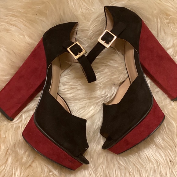 ZARA Suede Platform Heel - Picture 6 of 8